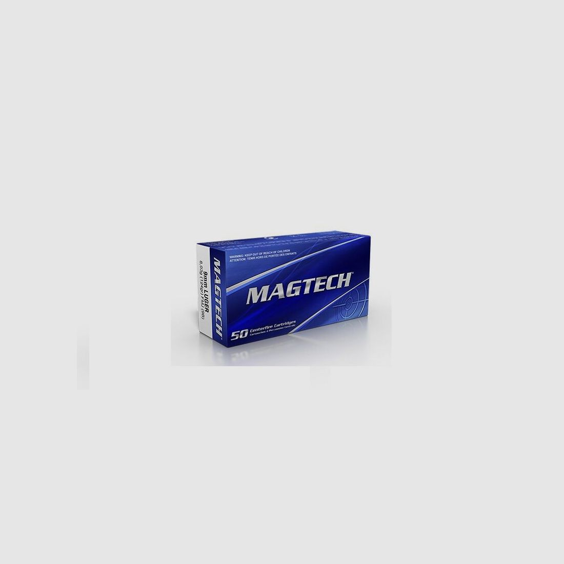 Magtech 9mmLuger 8,0g/124grs FMJ (9B) 1000 cartucce