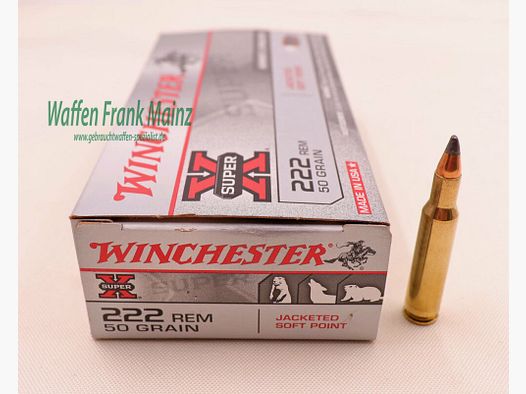 Winchester - USA Büchsenpatronen .222Rem