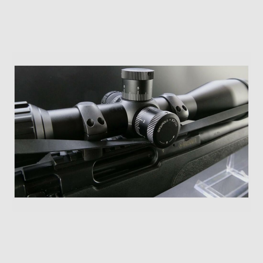 Brenner BR20 .308Win; Stahl-Picatinny, Stahl Hawke Montage und HAWKE Zielfe	 .308Win