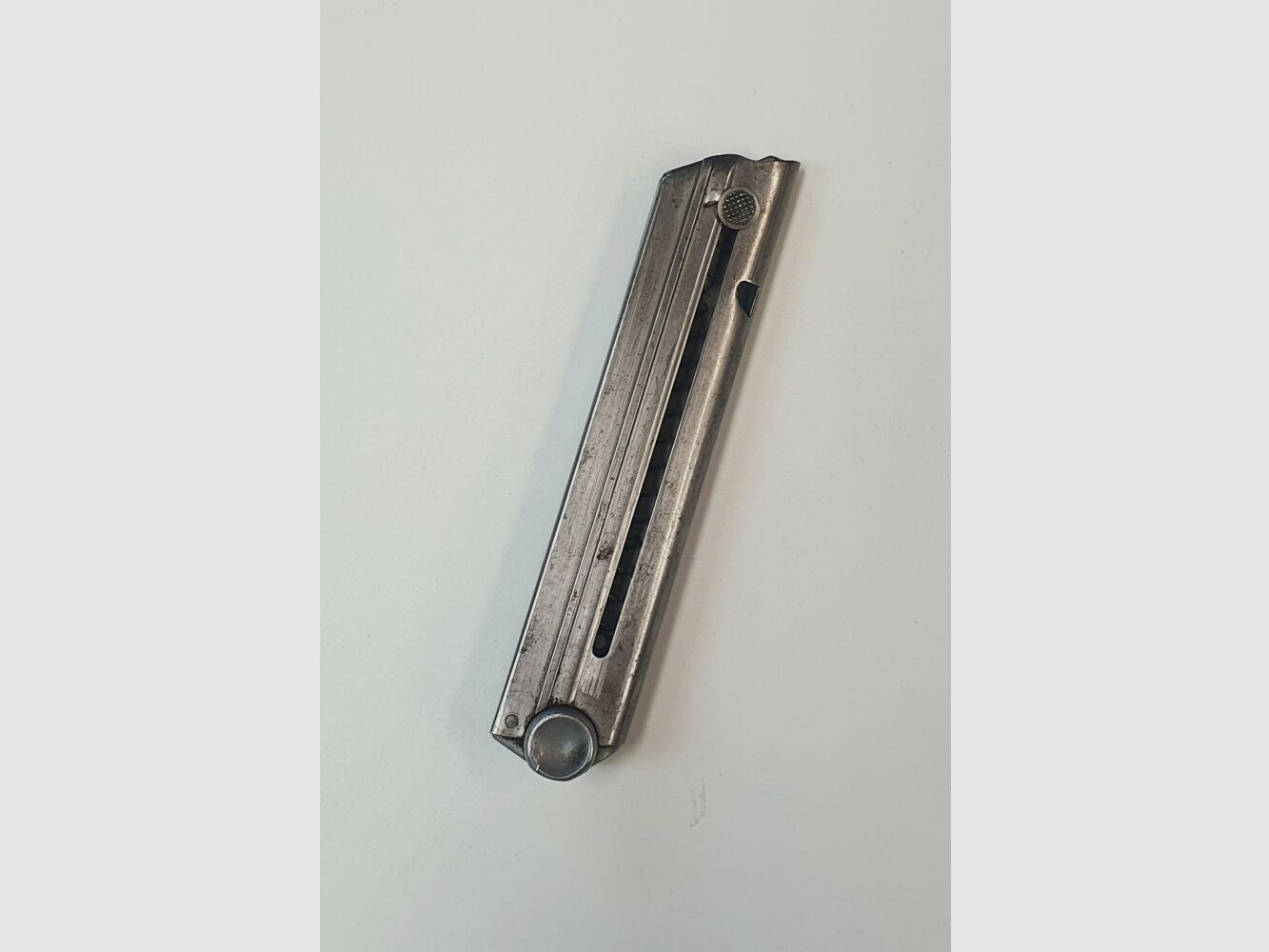MAUSER-WERKE Oberndorf GmbH Cargador original para pistola Mauser P08 - 9mm Luger - 8 disparos - Fecha K - B/90, imagen 1 de 5