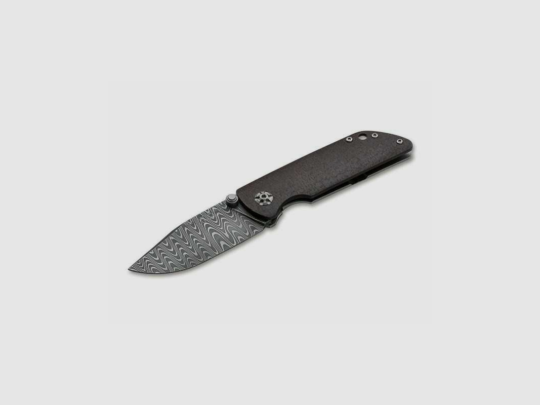 Coltello Damascato Böker M4 Sherman di Chad Nichols