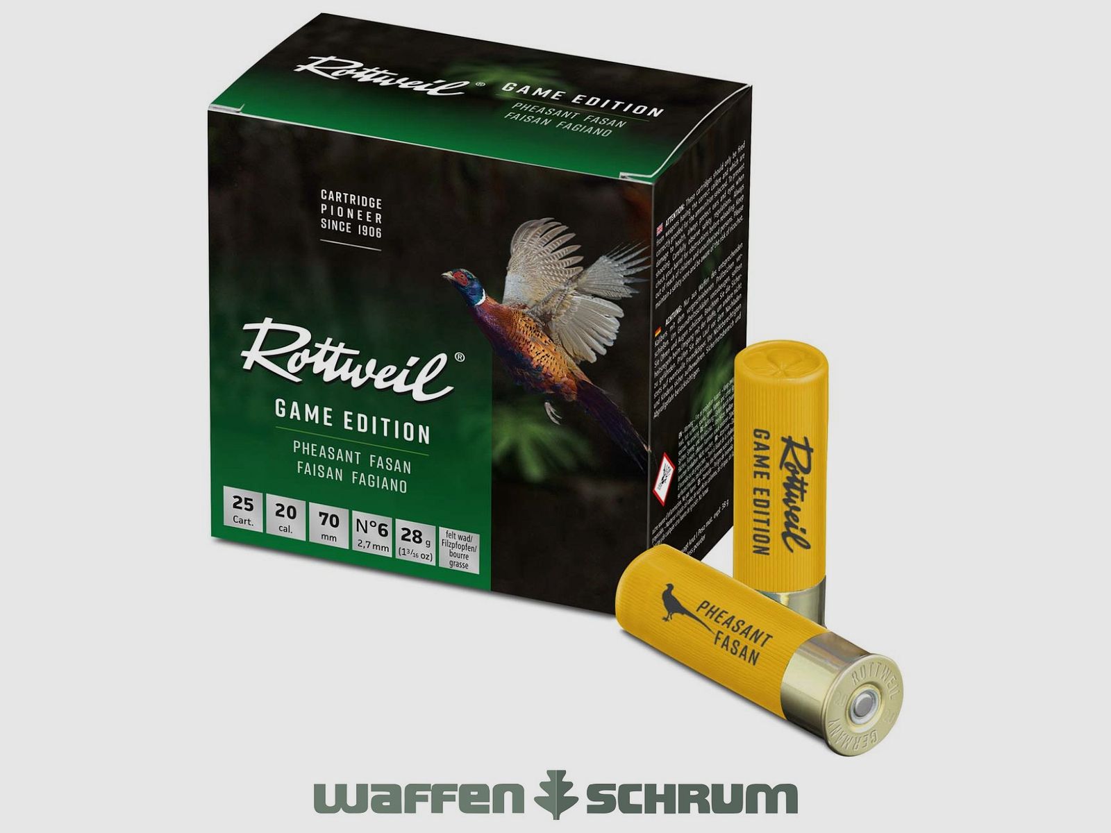 Rottweil Game Edition Fasan 20/70 2,7mm - 28g