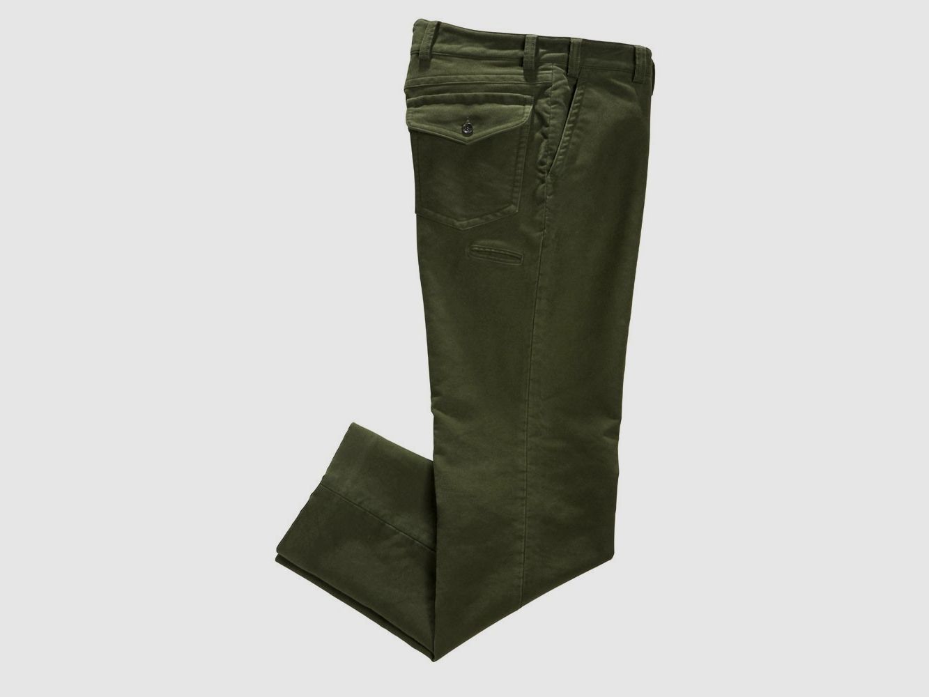 Pantaloni da caccia Moleskin, oliva, immagine 1 di 4