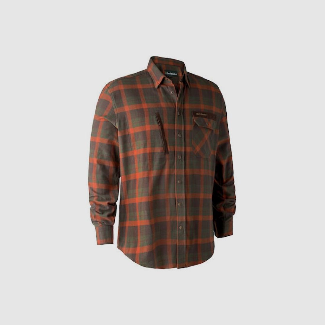 Deerhunter Ethan Herren Hemd Orange checked