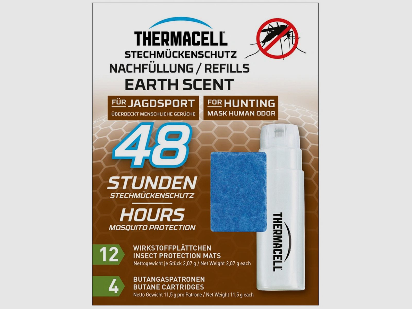 THERMACELL Mückenabwehr Nachfüllpackung Jagd 48 Stunden