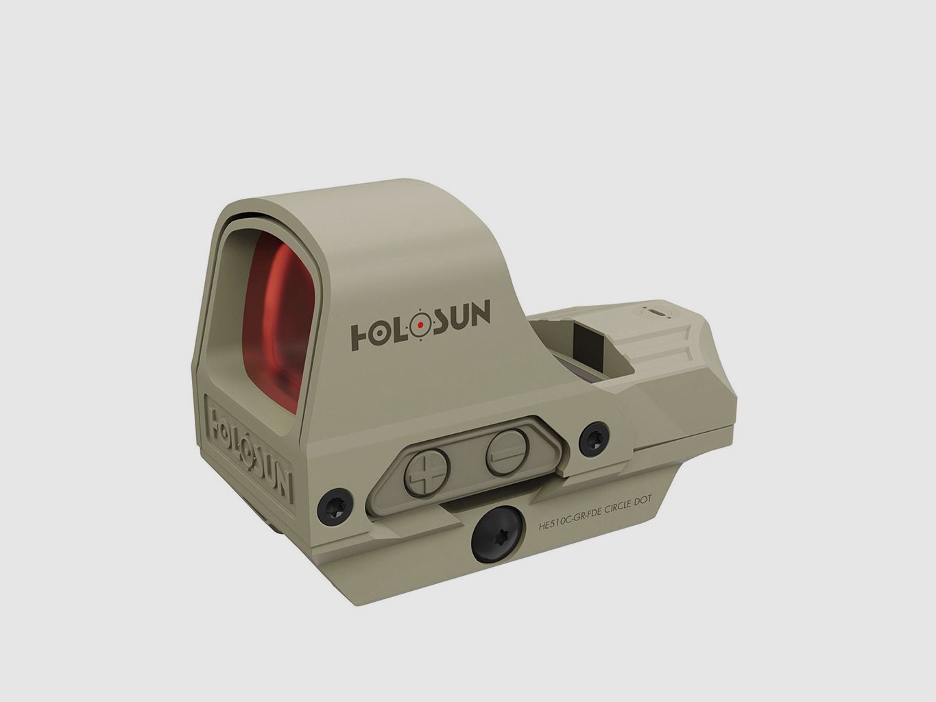 Holosun Set, Holosun Reflexvizier, Model HE510C-GR-FDE met Groene Verrekijker: 2MOA Punt, 65MOA Circledot & 65MOA Cirkel en Vergroter HM3X-FDE, afbeelding 2 van 12