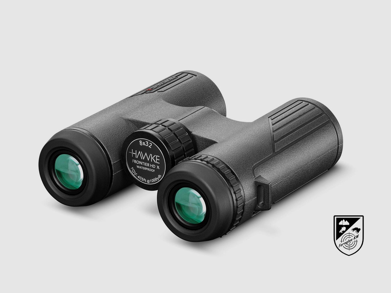 HAWKE 38006 Frontier H DX 8x32 binocolo grigio con accessori