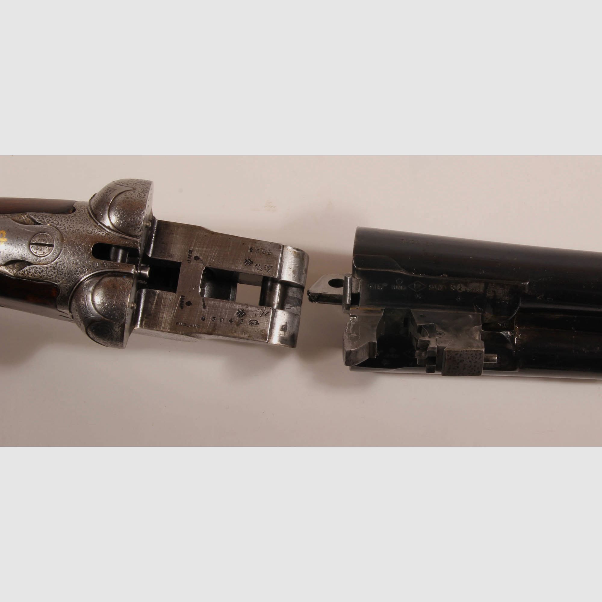 Double-barreled shotgun ca. 1890 Article 12915