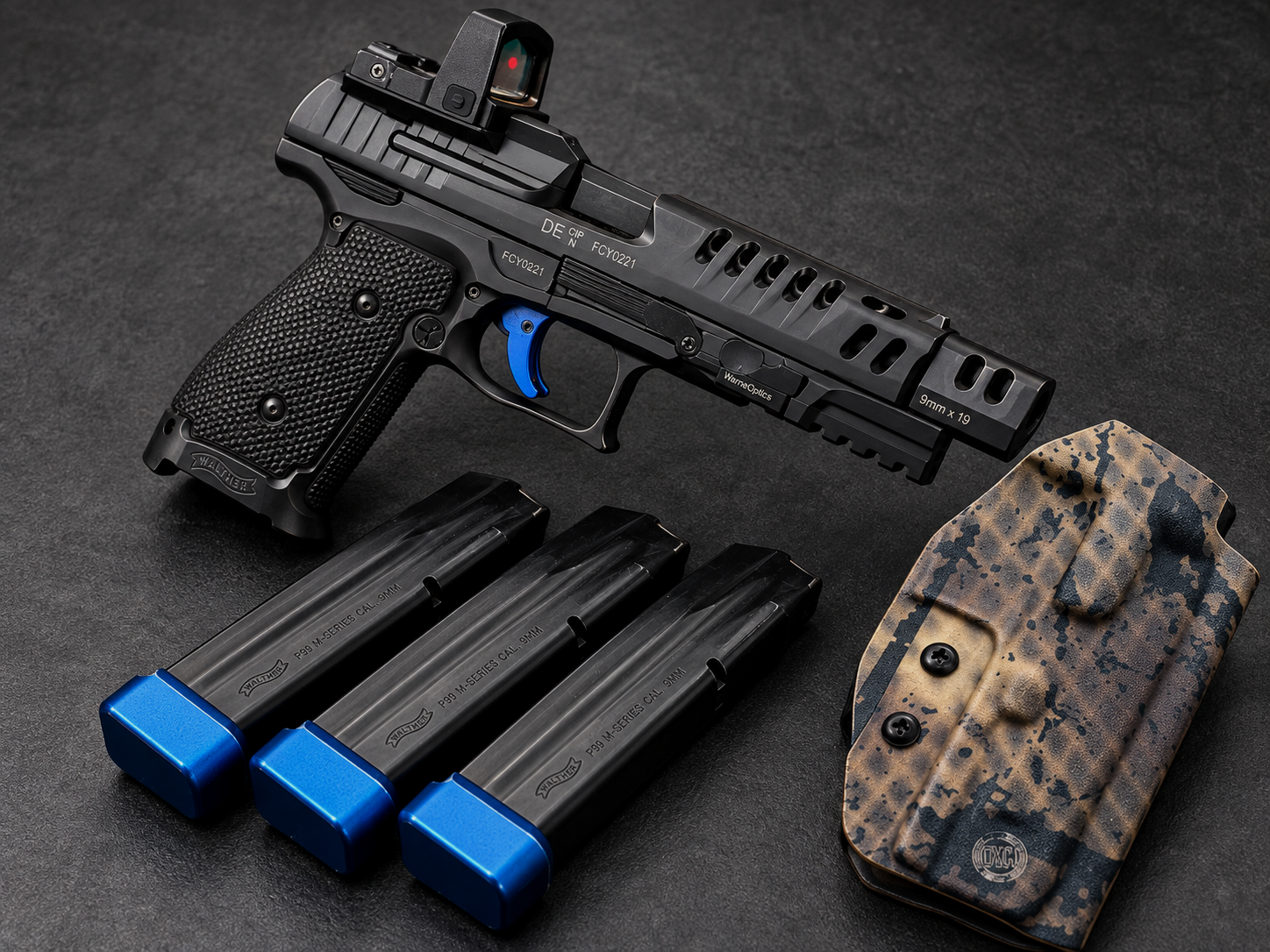 Walther Q5 Match Steel Frame 9mm | Vector Optics Red Dot | Zubehörpaket, Bild 5 von 5