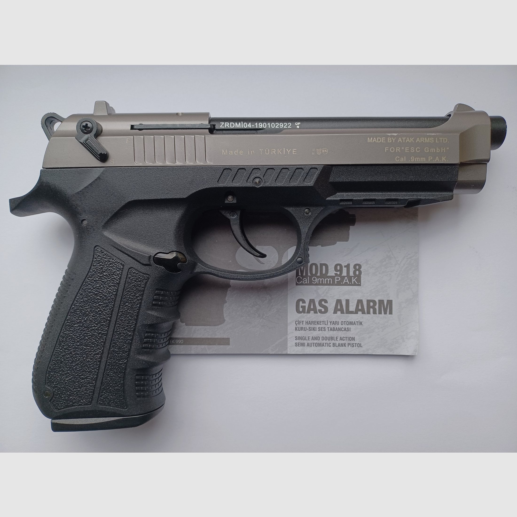 Zoraki 918 cal. 9mm P.A.K., image 3 sur 6