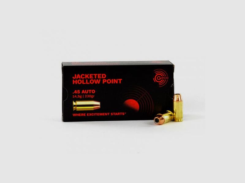 GECO .45 Auto (.45 ACP), Hollow Point 230 grs