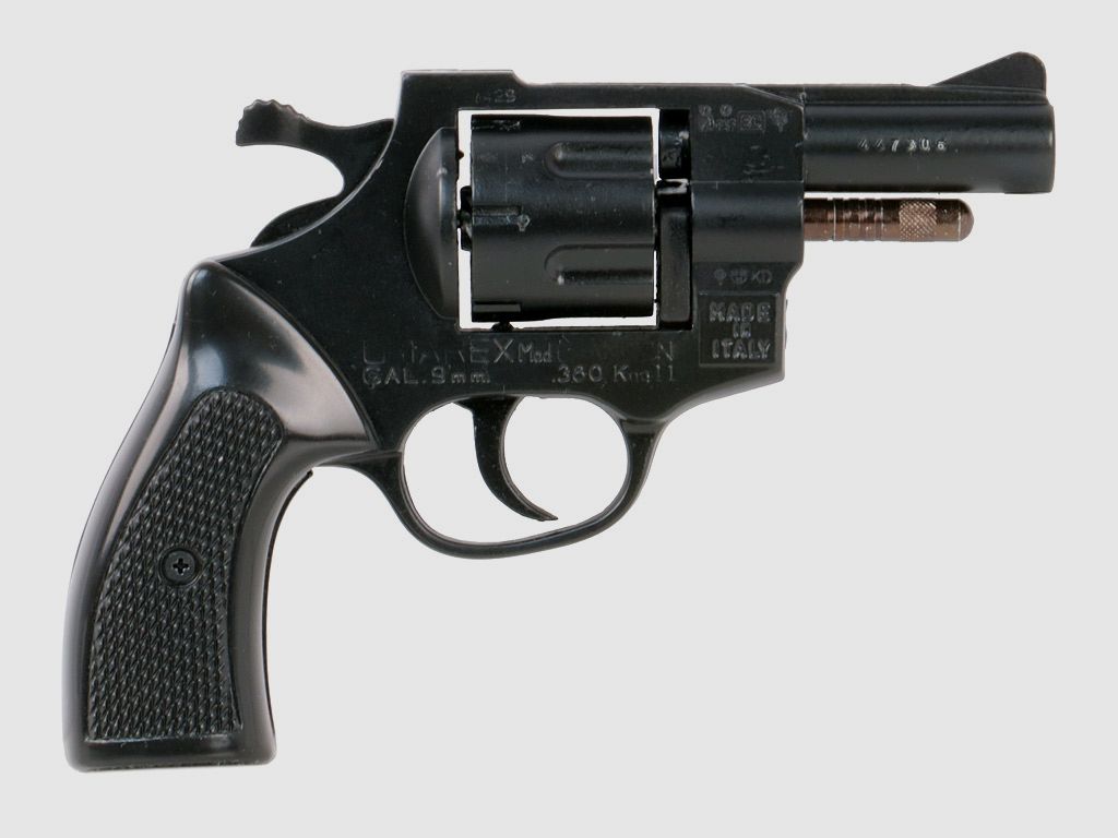 Schreckschuss Revolver Umarex Champion Beschuss 1993 Druckguss schwarz Kaliber 9 mm R.K. (P18)