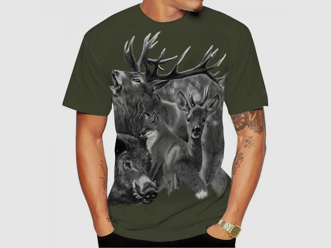 Dual optics T-shirt Wild