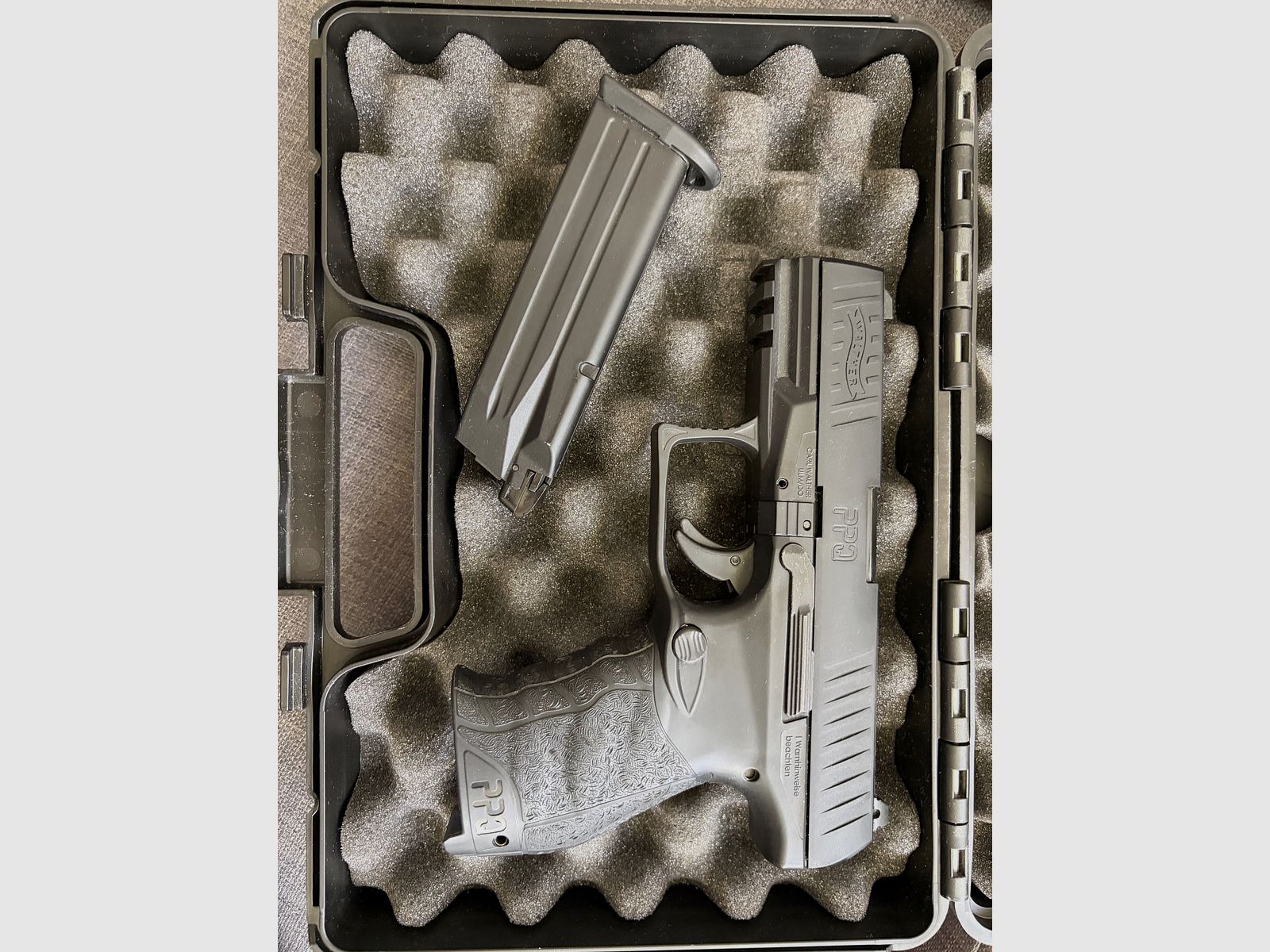 Walther PPQ M2 airsoft pistol caliber 6 mm BB gas blowback
