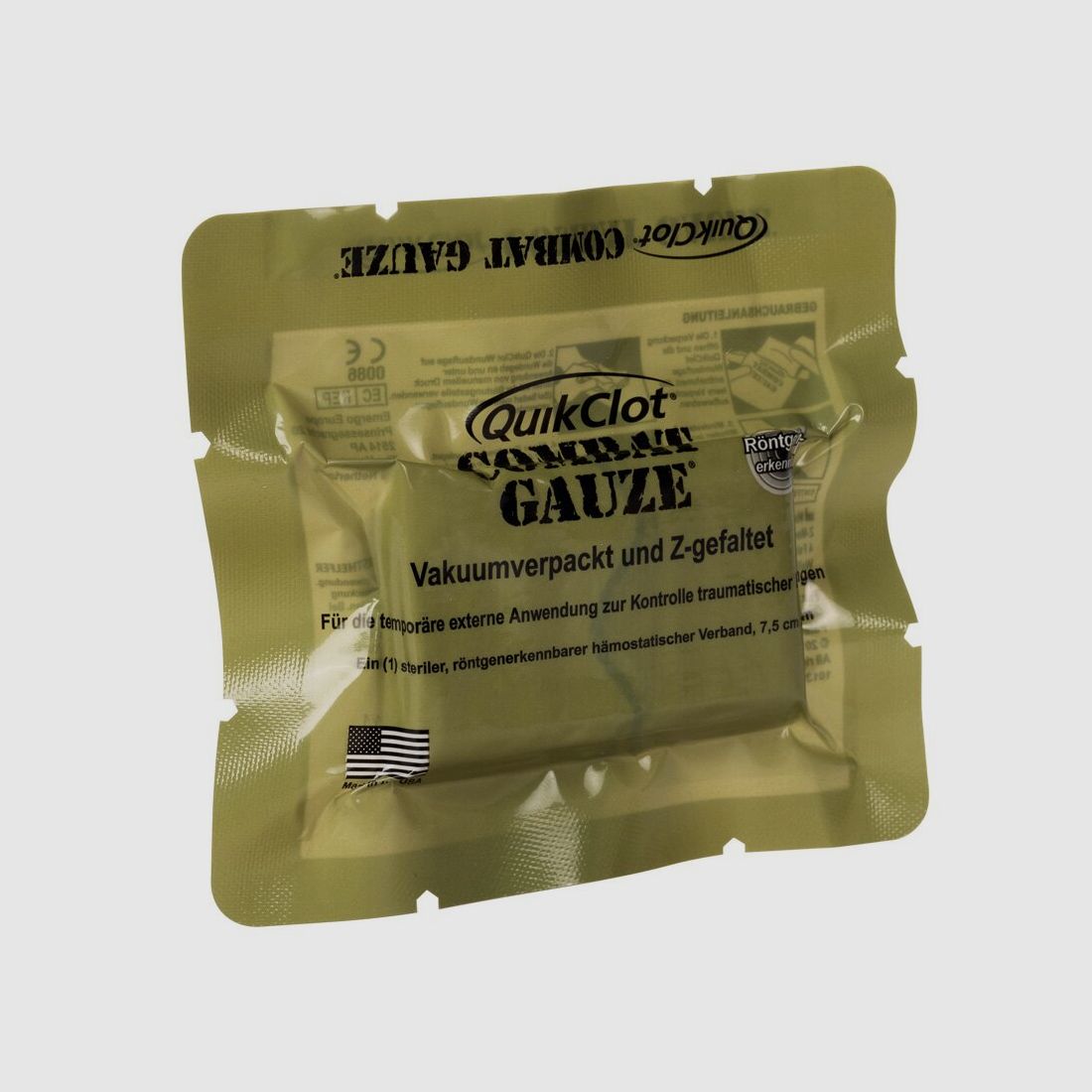 QuikClot Combat Gaas Z-gevouwen Hemostaticum