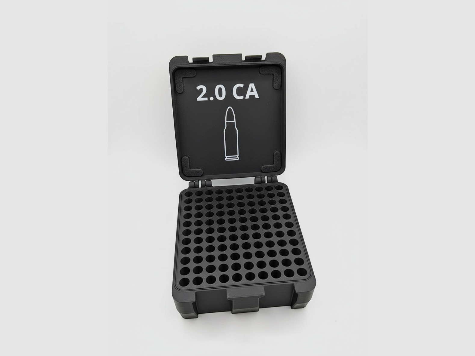Filamelt ammunition box / 5.56x45mm NATO / 'folding / locking lid' / cartridge box, ammo box