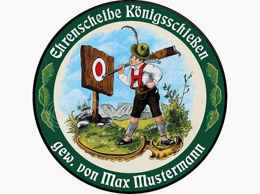 Schützenscheibe ECO-LINE Motiv 233