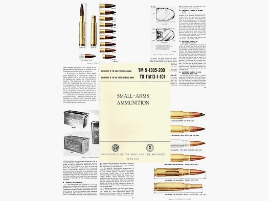 Nachdruck US-Dienstvorschrift Handfeuerwaffen-Munition von 1961