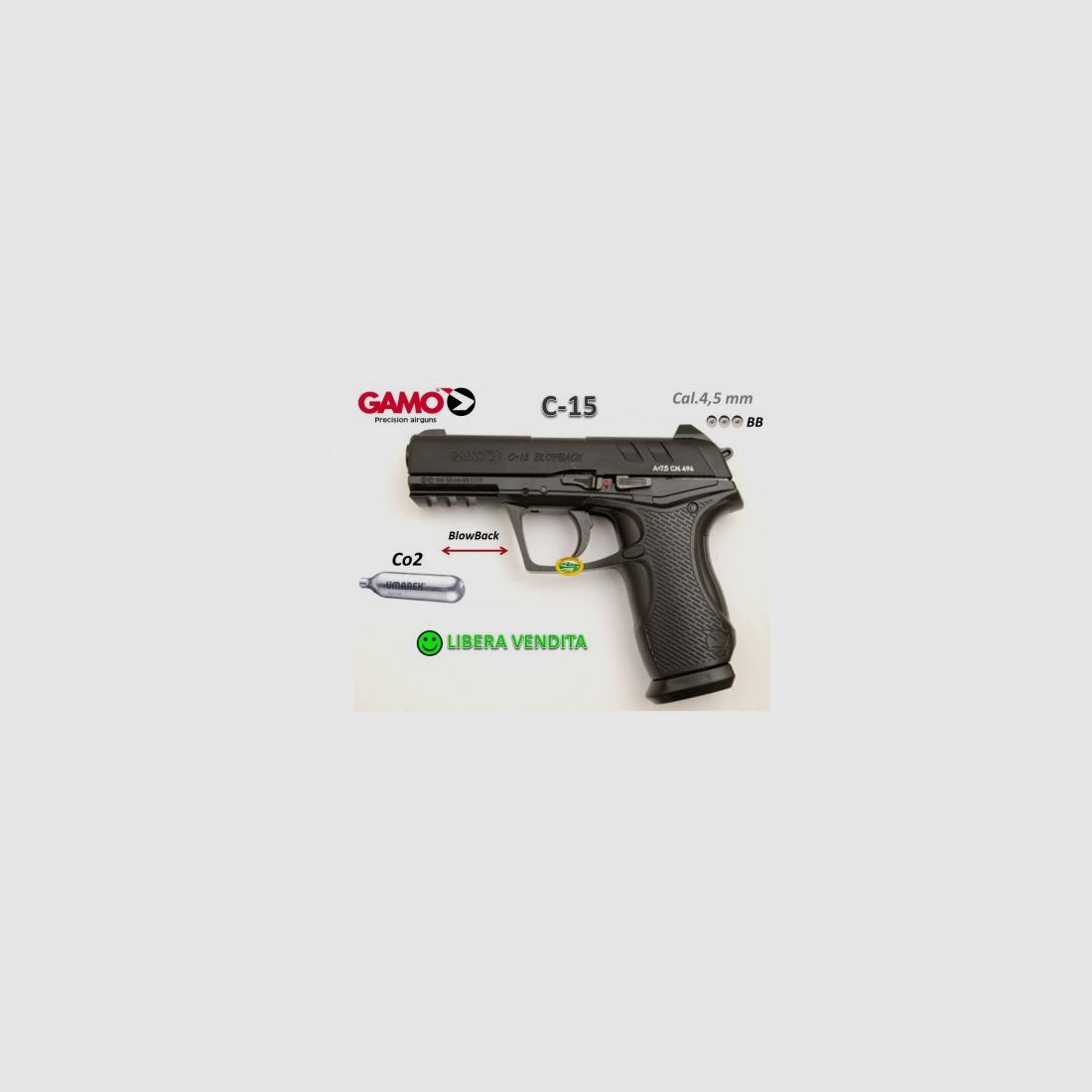 GAMO C-15 CO2 cal. 4.5