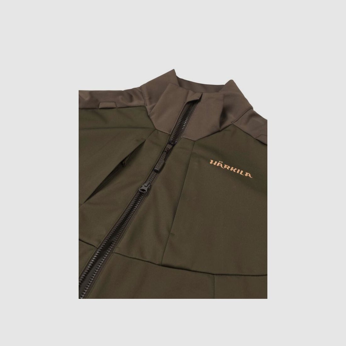 Härkila Magni Fleecejacke Willow green/Shadow brown