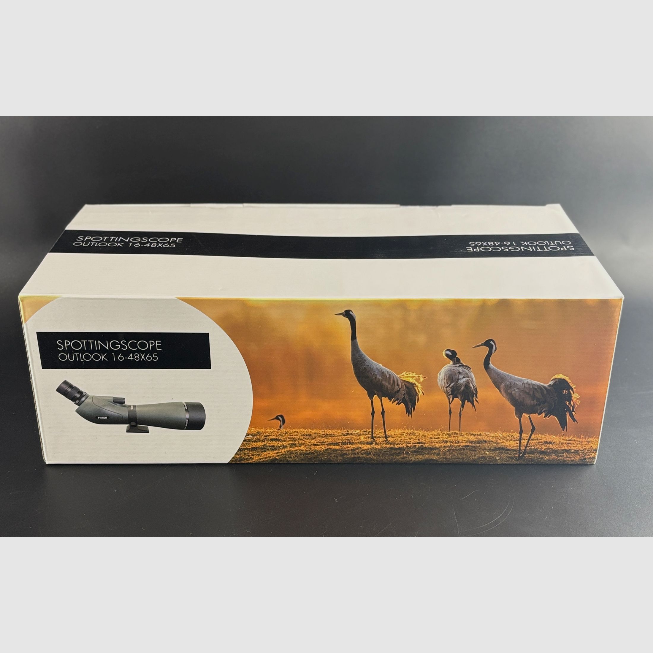 Expositor FOCUS Outlook 16-48x65 telescopio impermeable con bolsa 114924-1