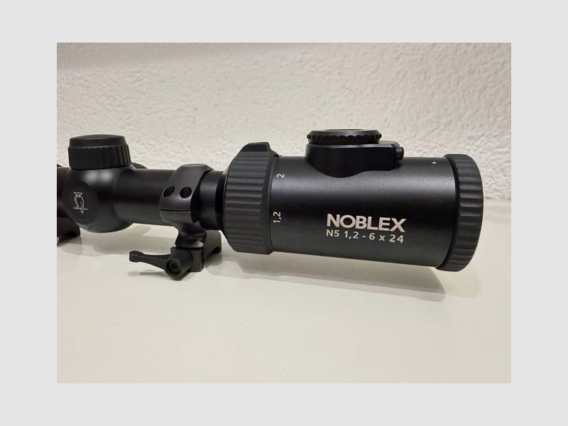NOBLEX N5 1,2-6x24 incl. montaje Weaver/Picatinny * estado excelente *