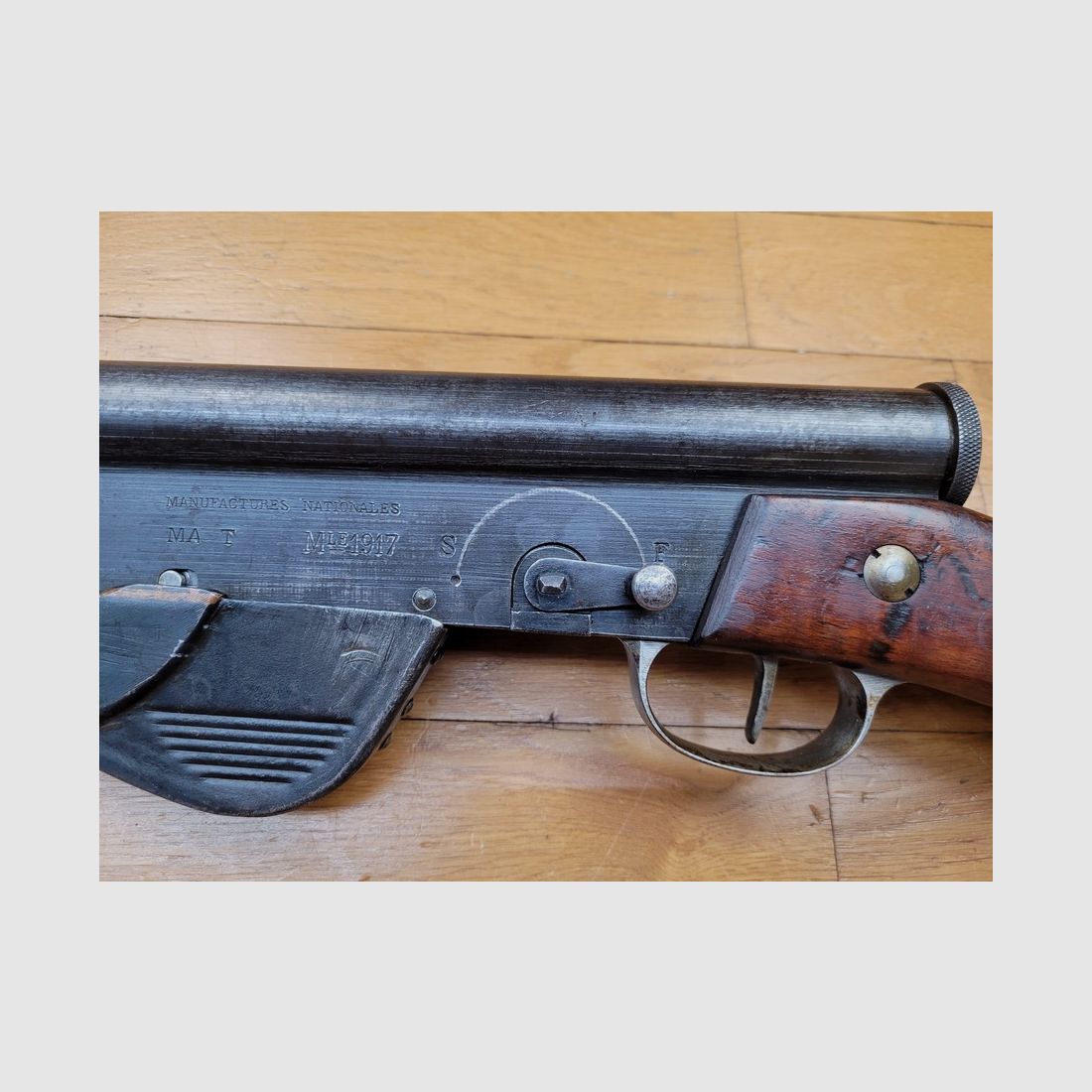 Außergewöhnliche Selbstladeflinte FSA 17 DIDAKTISCH – Waffe von August 1917 – Waffe des zweiten Typs – Originalkaliber 8×51 – monomatrikuliert – äußerst seltene Didaktisierung – Museumsstück! – TBE ++, Bild 37 von 45