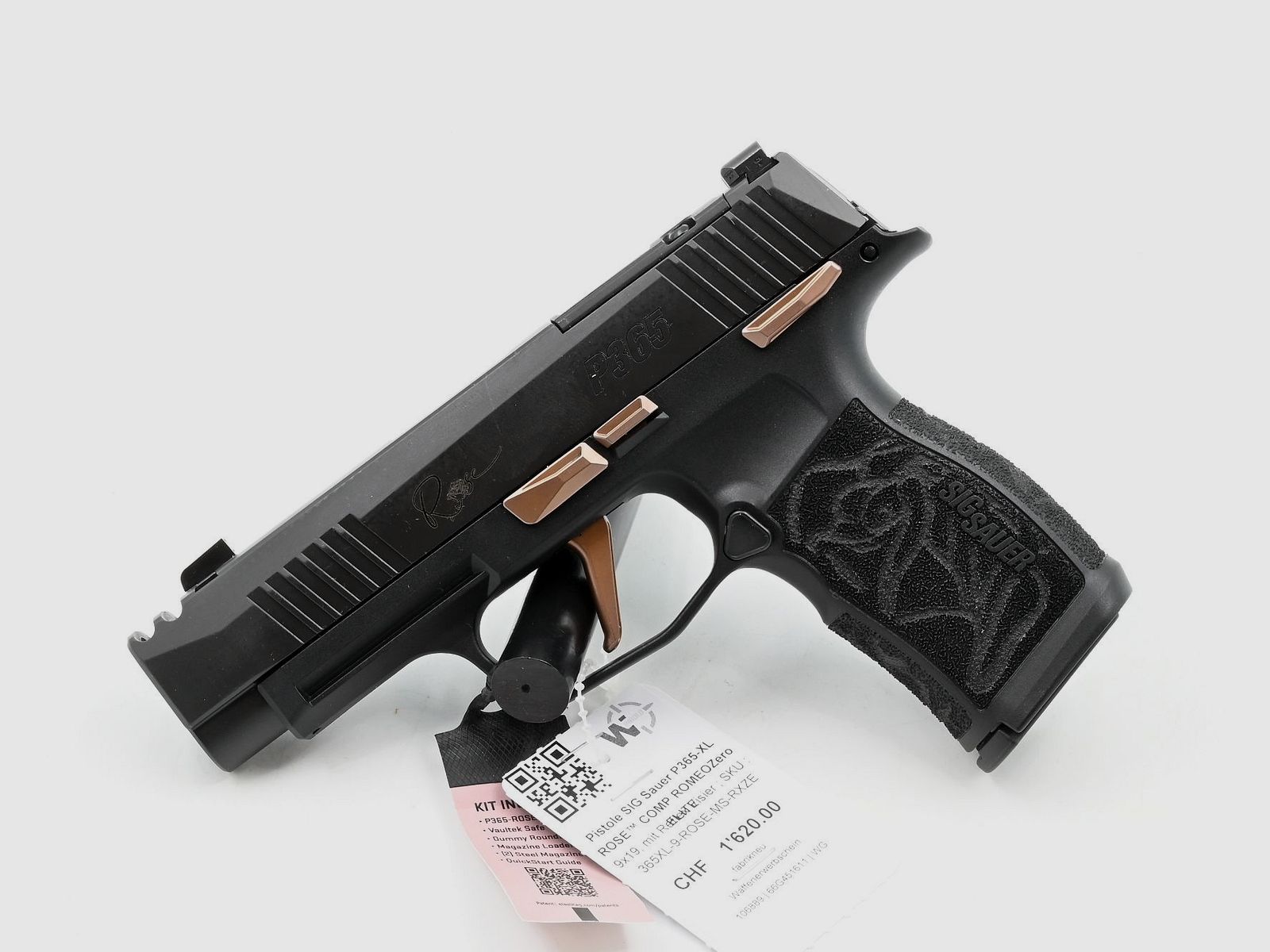 Pistola SIG P365-XL Rose Comp, 9×19, cañón de 3.1", 12 disparos, Optic Ready, imagen 1 de 2