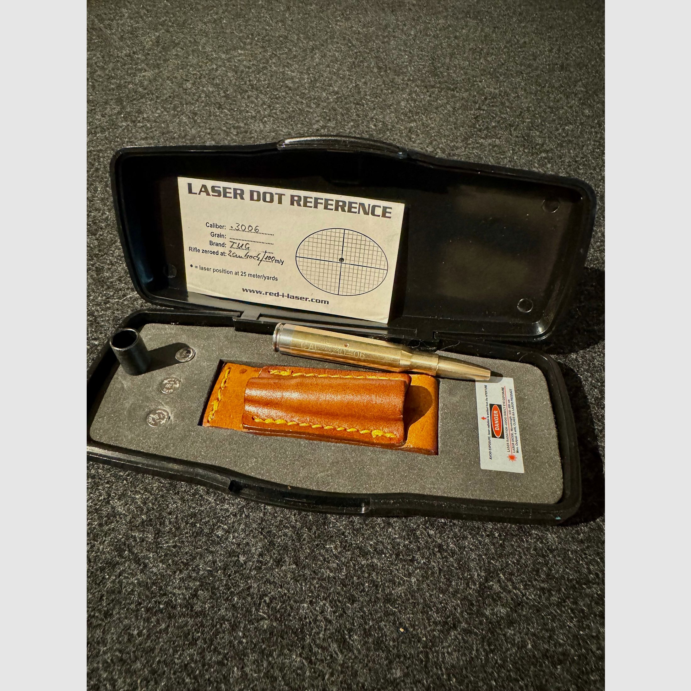 Red-I Bore sight Laser Einschießhilfe, Kaliber 30-06 Springfield