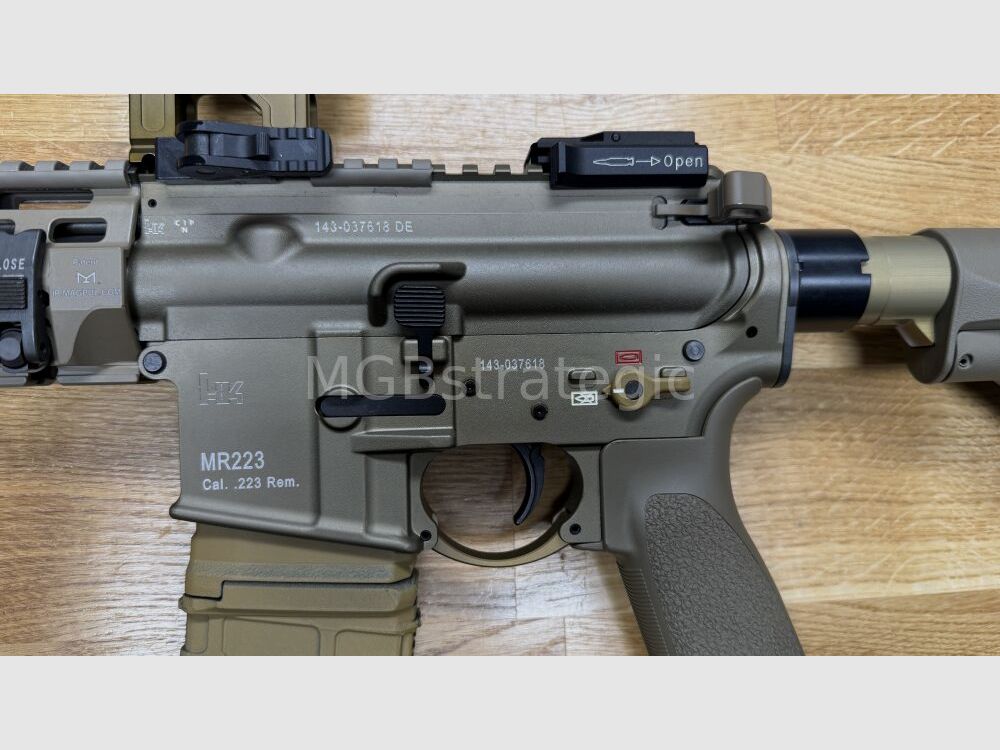 Heckler & Koch MR223 A3 Slim-Line 12,5" canon - carabine semi-automatique .223Rem H&K M-LOK garde de canon / canon tourné et raccourci / système HK416
