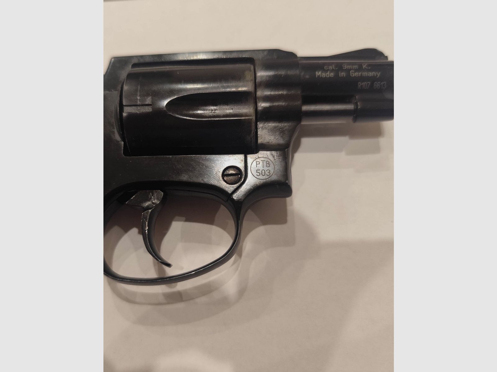 Smith & Wesson Chiefs Special  9mm R.K. - schwarz PTB 503