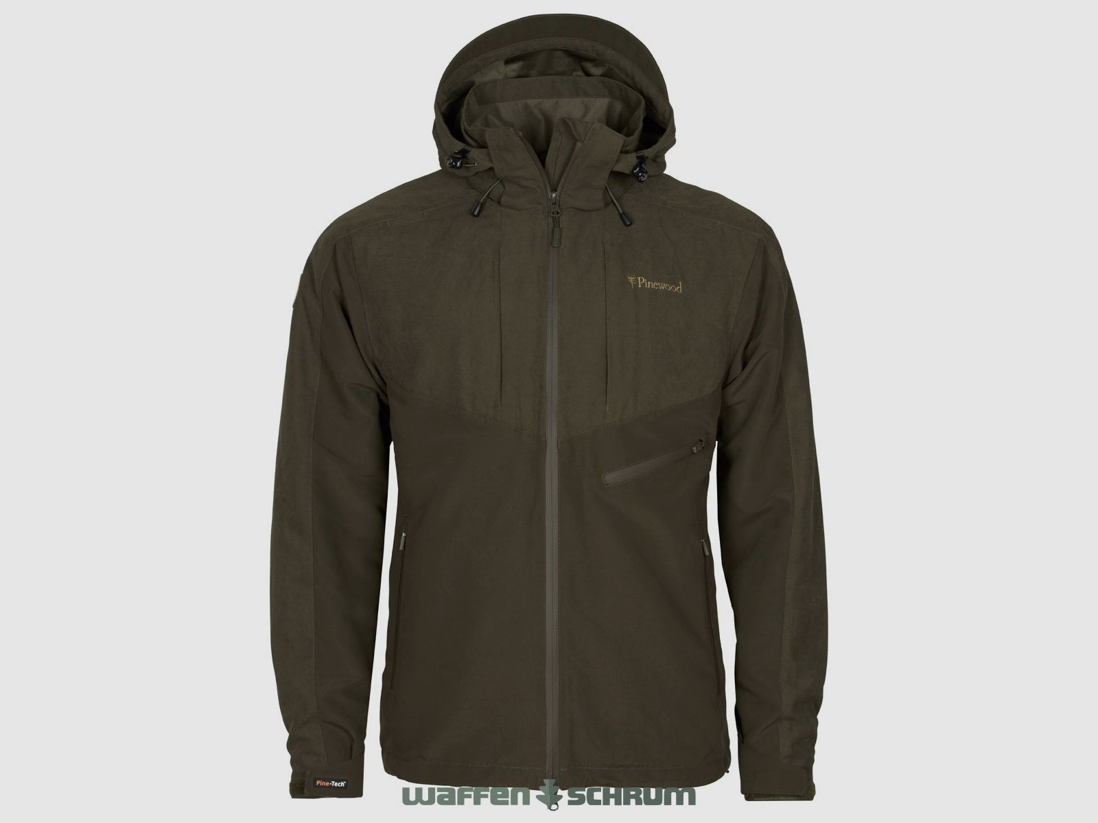 Pinewood Jacke Furudal Caribou Hunt Extreme Suede Brown/D.Olive