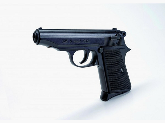 ME 9 Mod. Para, Kal. 9 mm P. A. Knall, schwarz brüniert