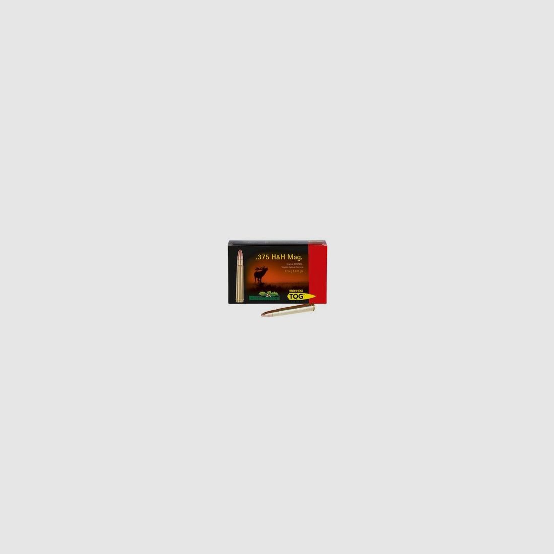 Patronen Brenneke Kal. 375 H&H – 270gr TOG Box 20 Stk., Bild 1 von 5