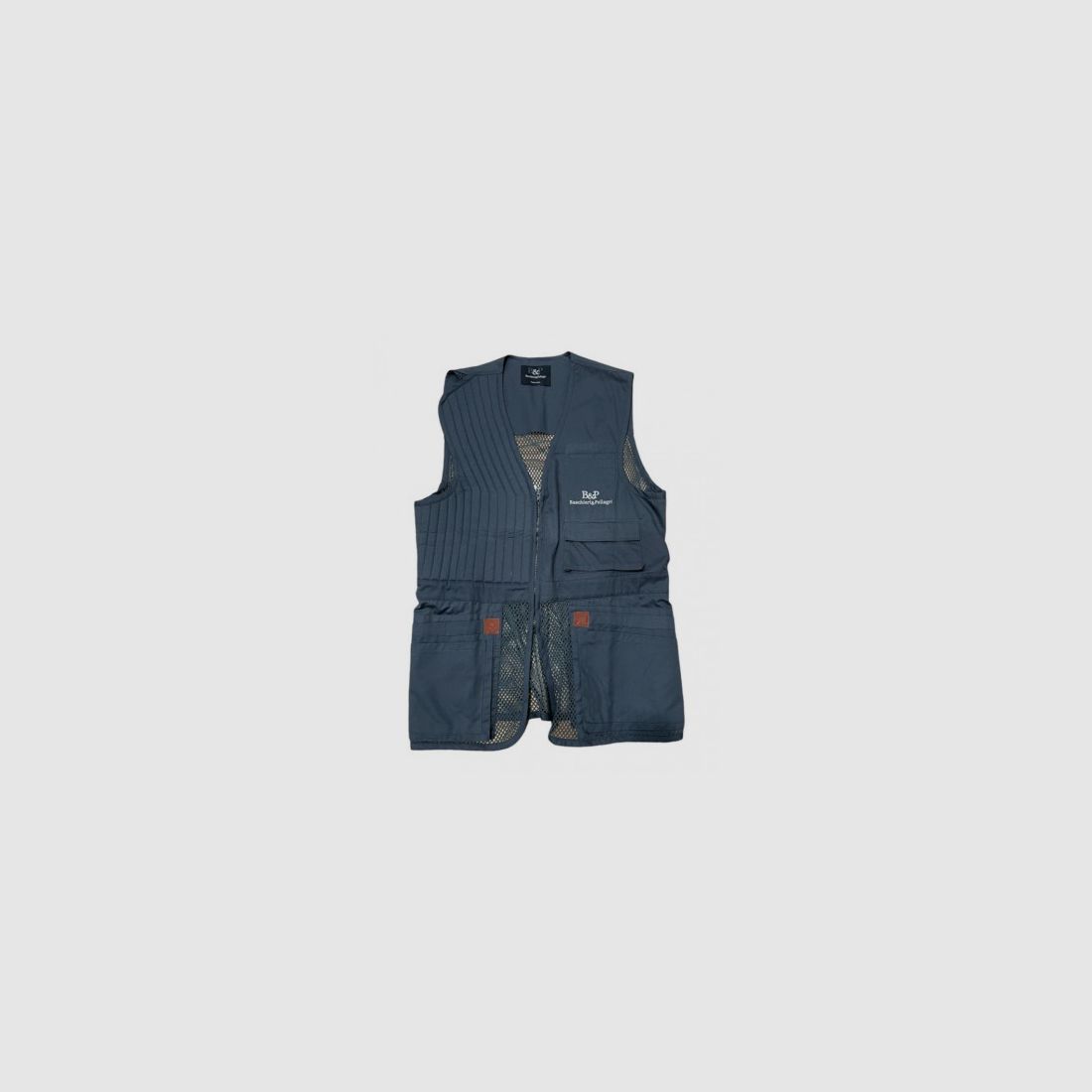 Rechts schietvest Baschieri e Pellagri blauw, afbeelding 1 van 3