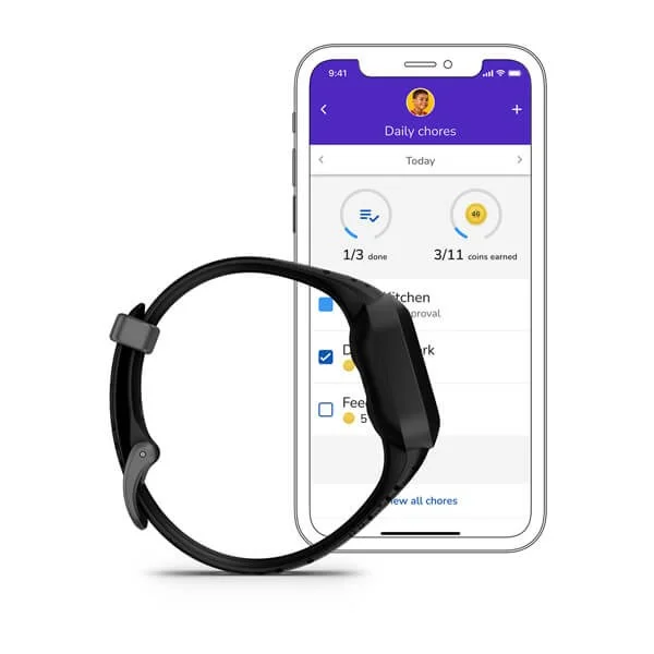 Smartwatch Garmin Vivofit JR 3 Black Cosmic, afbeelding 6 van 12
