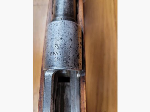 Bon Gewehr 1898 ou G98 – Prusse 1ière GM – Arsenal Spandau 1910 – calibre d&rsquo;origine 8 X57 IS – Arme emblématique de la première guerre mondiale – BE/BE+