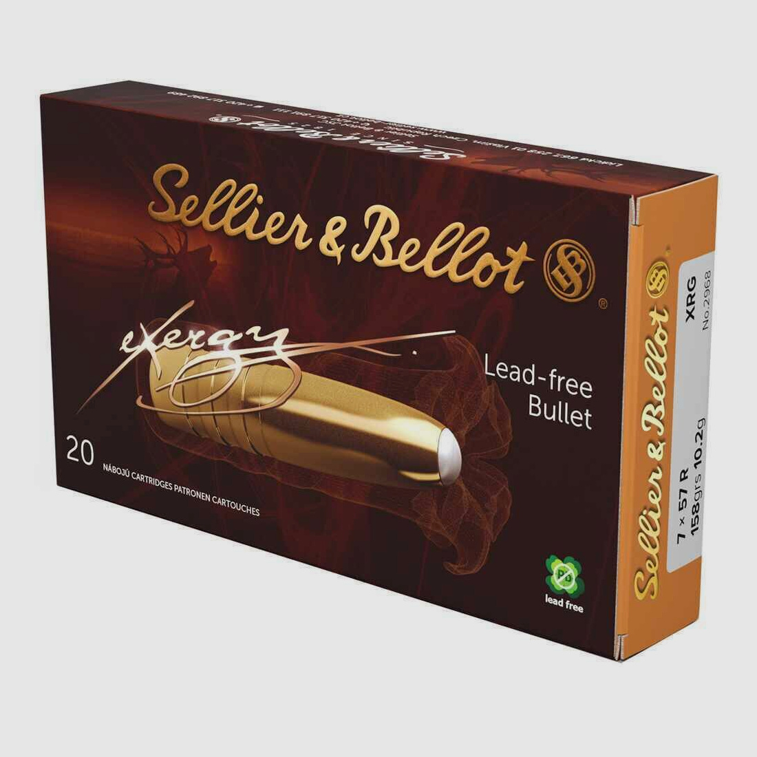 Sellier & Bellot 158grs XRG 20PCS 7x57R