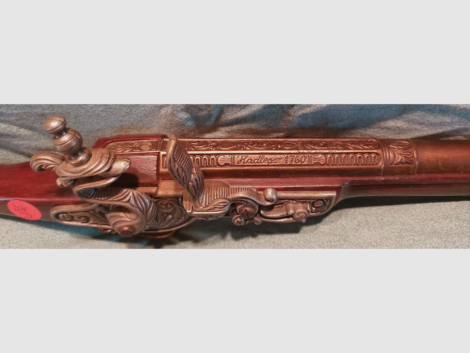 English Pistole Hadley 1760 London Nachbau Deko Waffe