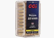 CCI V-Max .22 WMR 30GR Polymer Tip 50 Cartuchos