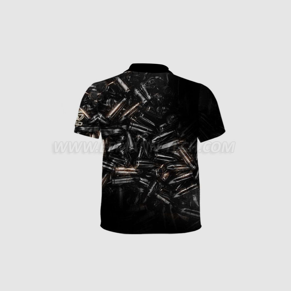 DED 9x19 Luger Schwarzes T-Shirt, Größe: 3XL, Benutzerdefinierter Name: Mit Benutzerdefiniertem Namen, Bekleidungsart: Regulär (Herren), Bild 2 von 3