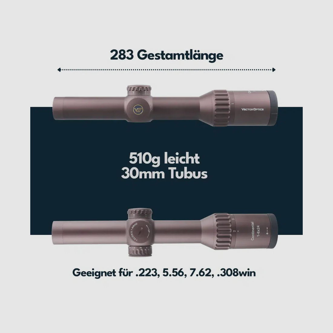 Vector Optics SCOC-34 Continental x6 1-6×24 Coyote FDE