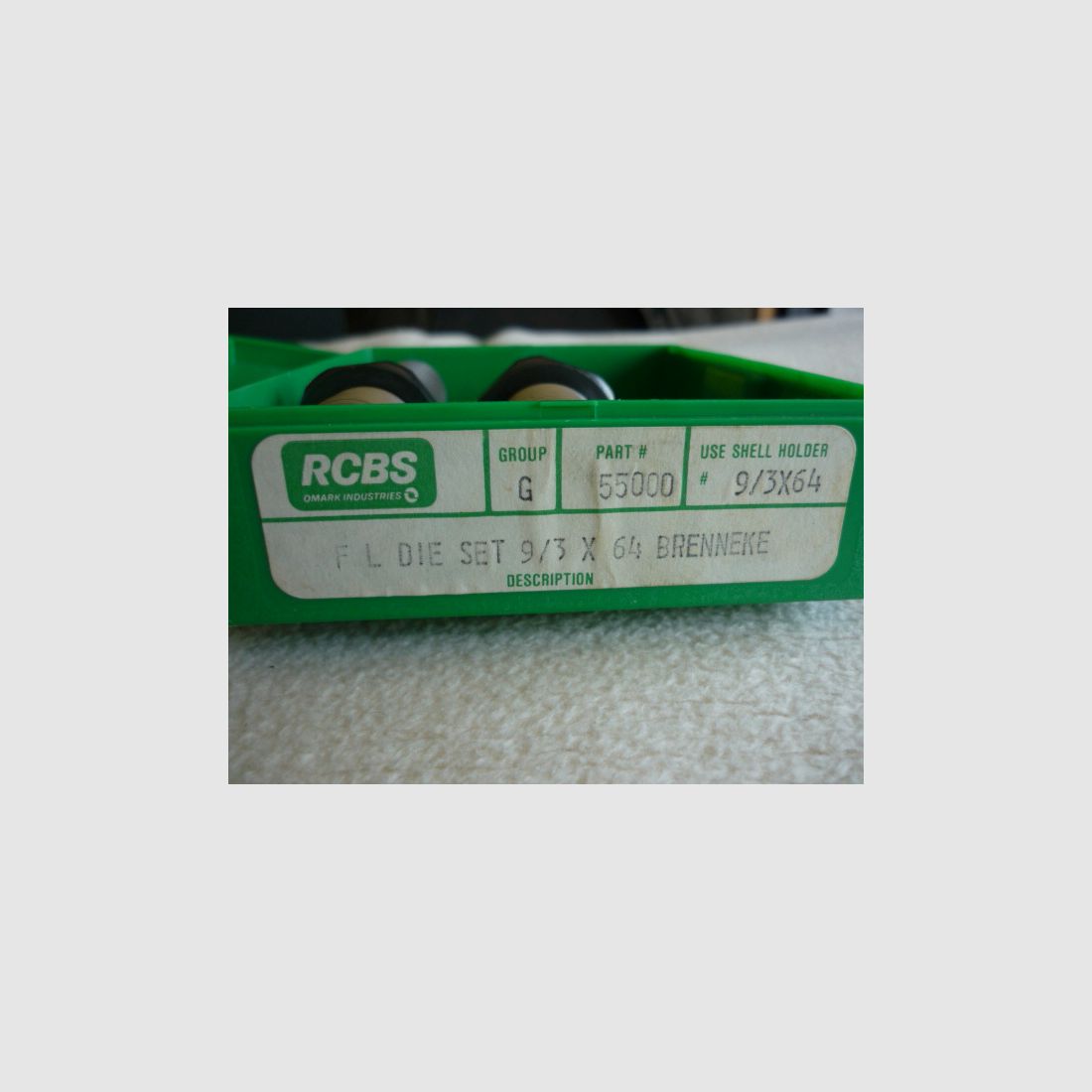 RCBS Zestaw matryc 9,3x64