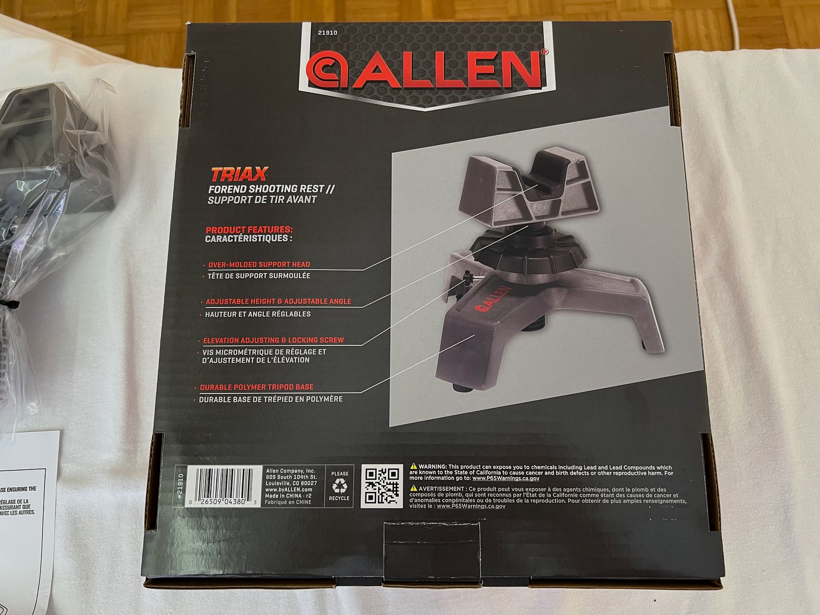 Allen Vorderschaftauflage Triax Nuovo NP 70€