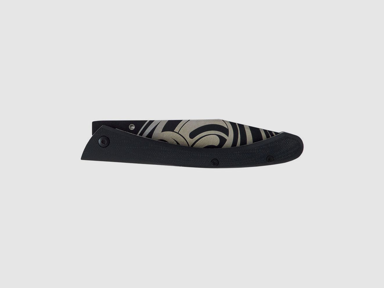 Lug C63 Tattoo Schwarz 8 cm Messer, Bild 1 von 4