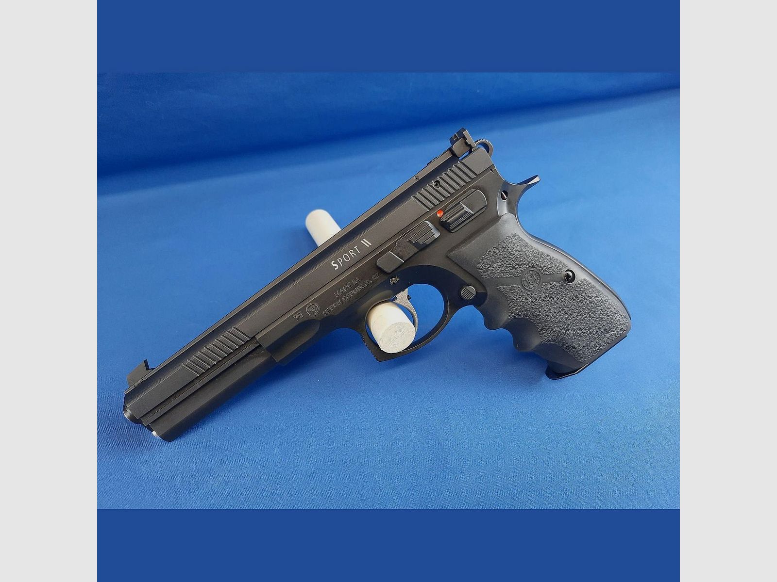 CZ 75 Sport II Cal.9x19mm modifié Oschatz LL:6″ Noir, image 1 sur 3
