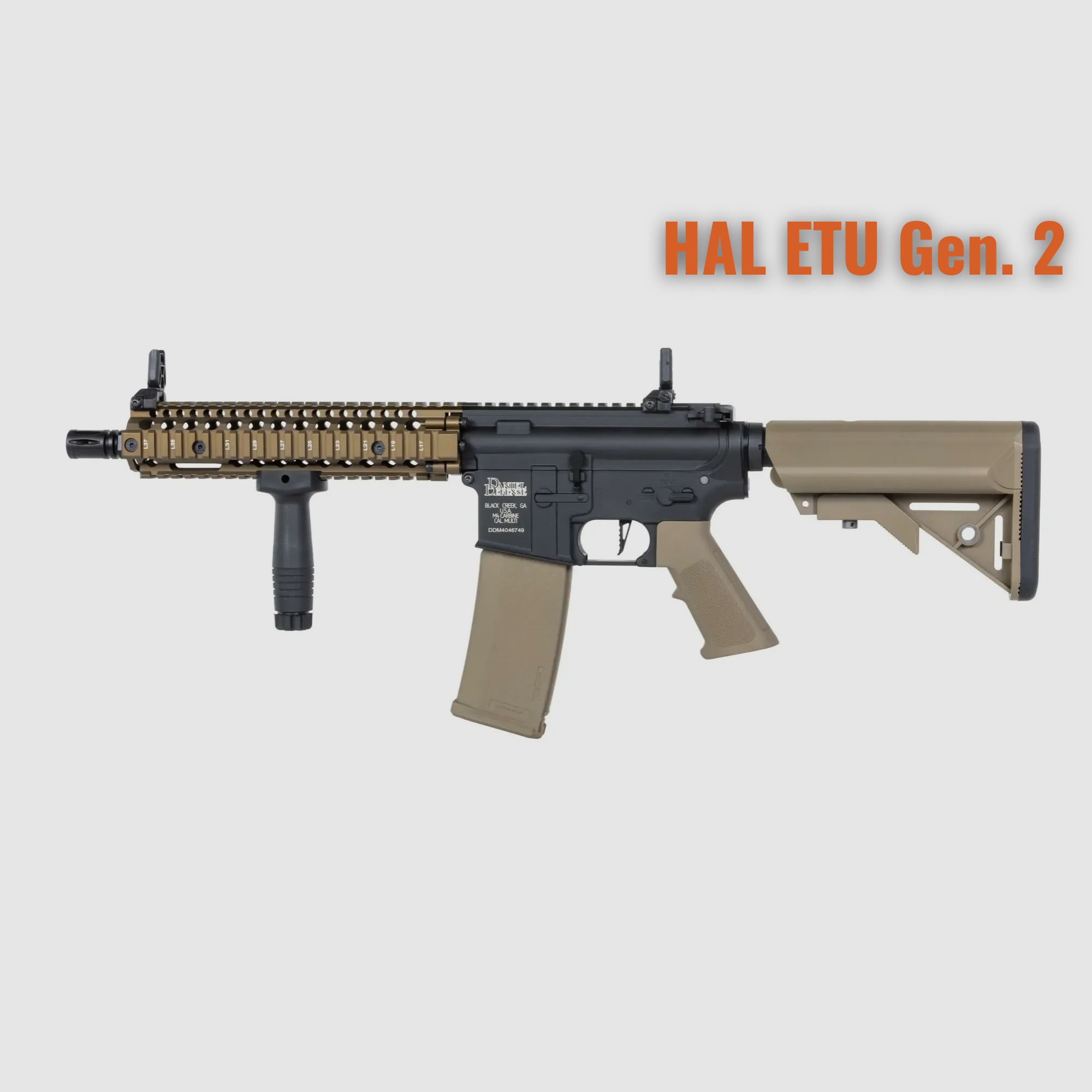 Daniel Defense® MK18 SA-C19 CORE mit HAL ETU Gen.2 S-AEG, Bronze