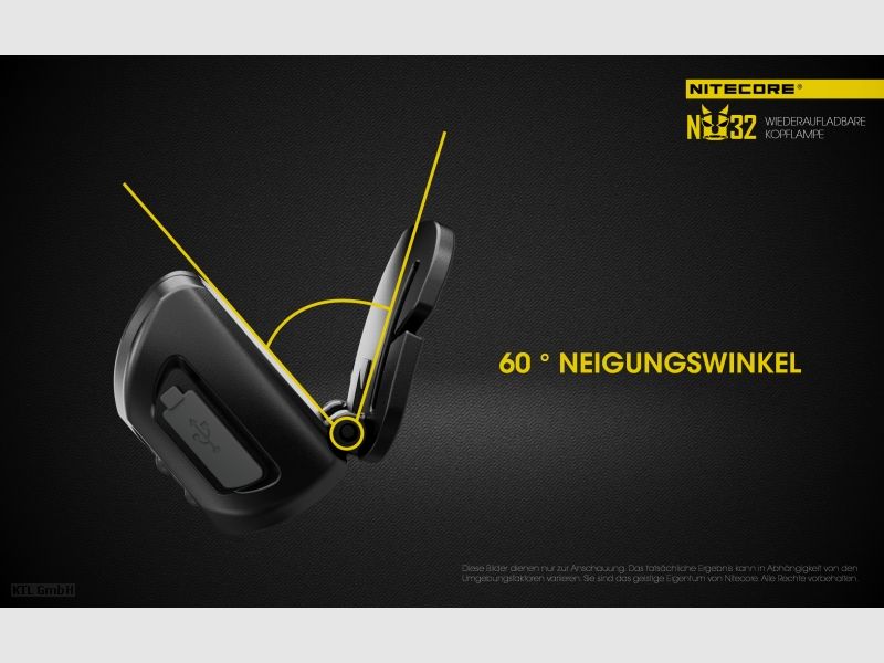 Nitecore NU32 Taschenlampe NU32 schwarz