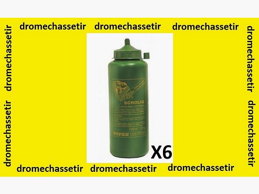 lot de 6 bouteilles de 1L de goudron végétal scroliq