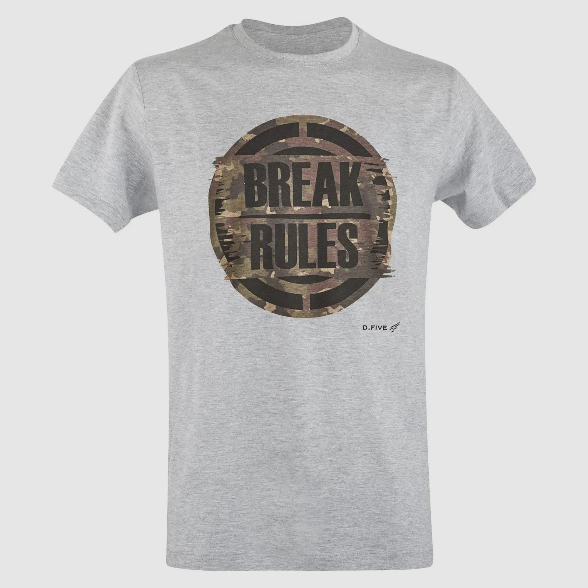 Defcon 5 Defcon 5 T-Shirt Break Rules heather grey